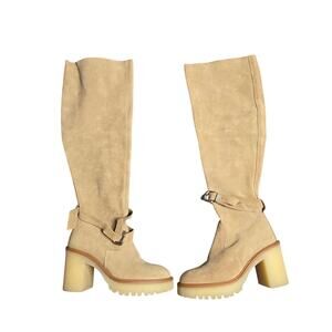 Free People Jasper Platform Over the Knee Boots Size: size 37